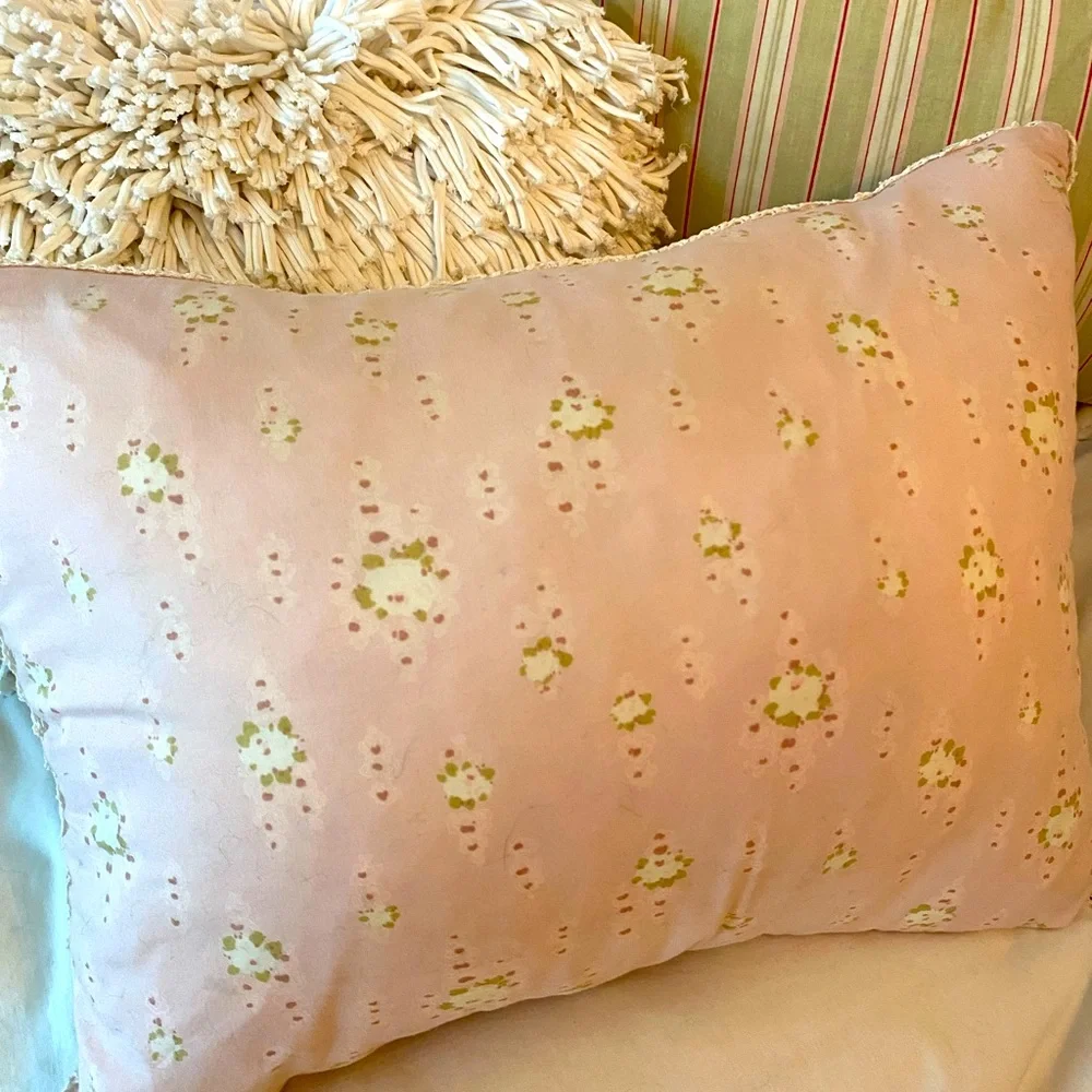 Set of 2 Boutique Feather filled pillows for Nursery or Child’s room 12x16